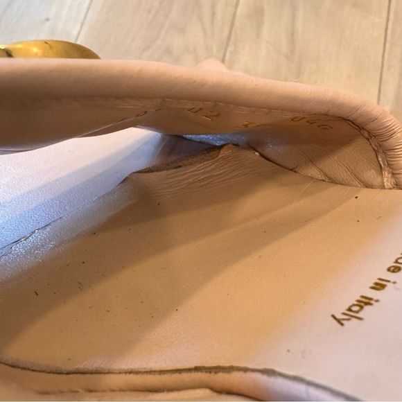 GUCCI 
Nappa Matelasse GG Marmont 55mm Slide Sandals Skin Rose 38 1/2 - Picture 8 of 16